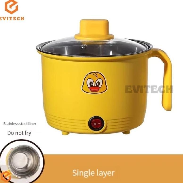 Best Sale Rice Cooker Mini Panci Bebek Elektrik Kukusan Penanak Nasi Otomatis 1 Liter Bisa Buat Masa