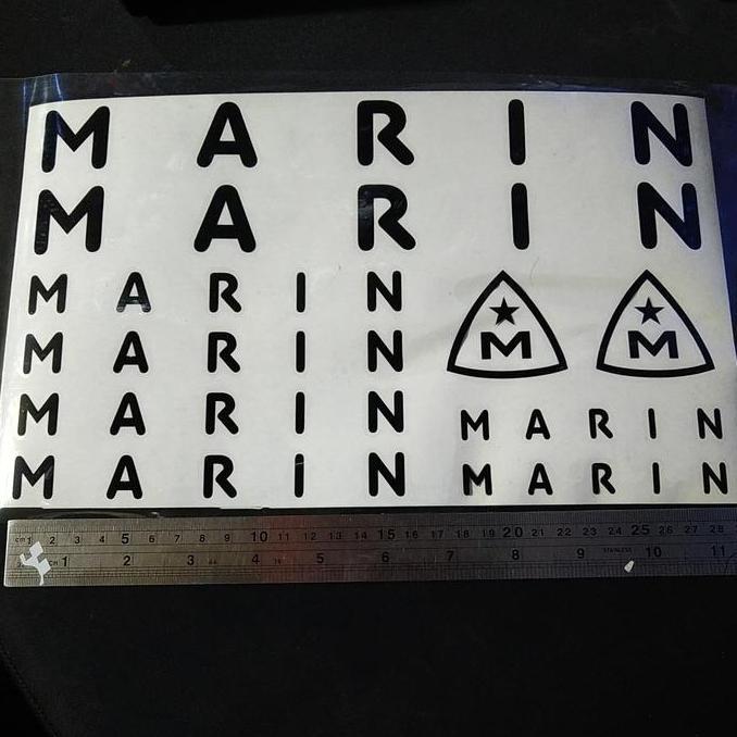 Murah Cutting Sticker Sepeda MTB MARIN 29cm Bahan Oracal Non COD