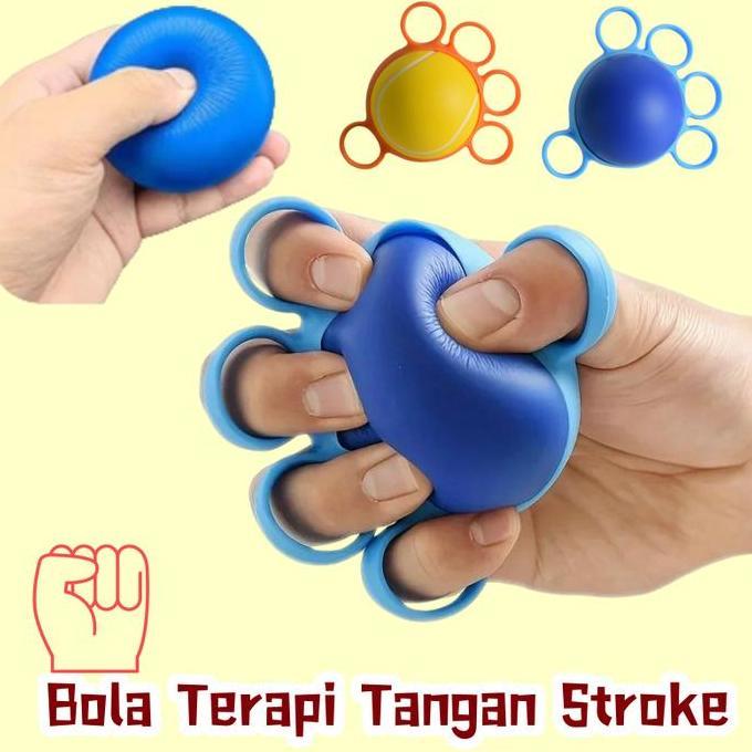 Bola Terapi Tangan Stroke/Bola Pijat Terapi Tangan Rehabilitasi/Ball Silikon Rubber Ring Outdoor Ola