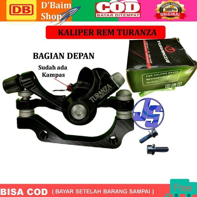 Murah Kaliper Rem Cakram Turanza Kepala Kaliper Rem Cakram Disk Disc Brake Sepeda Sepedah Lipat MTB 