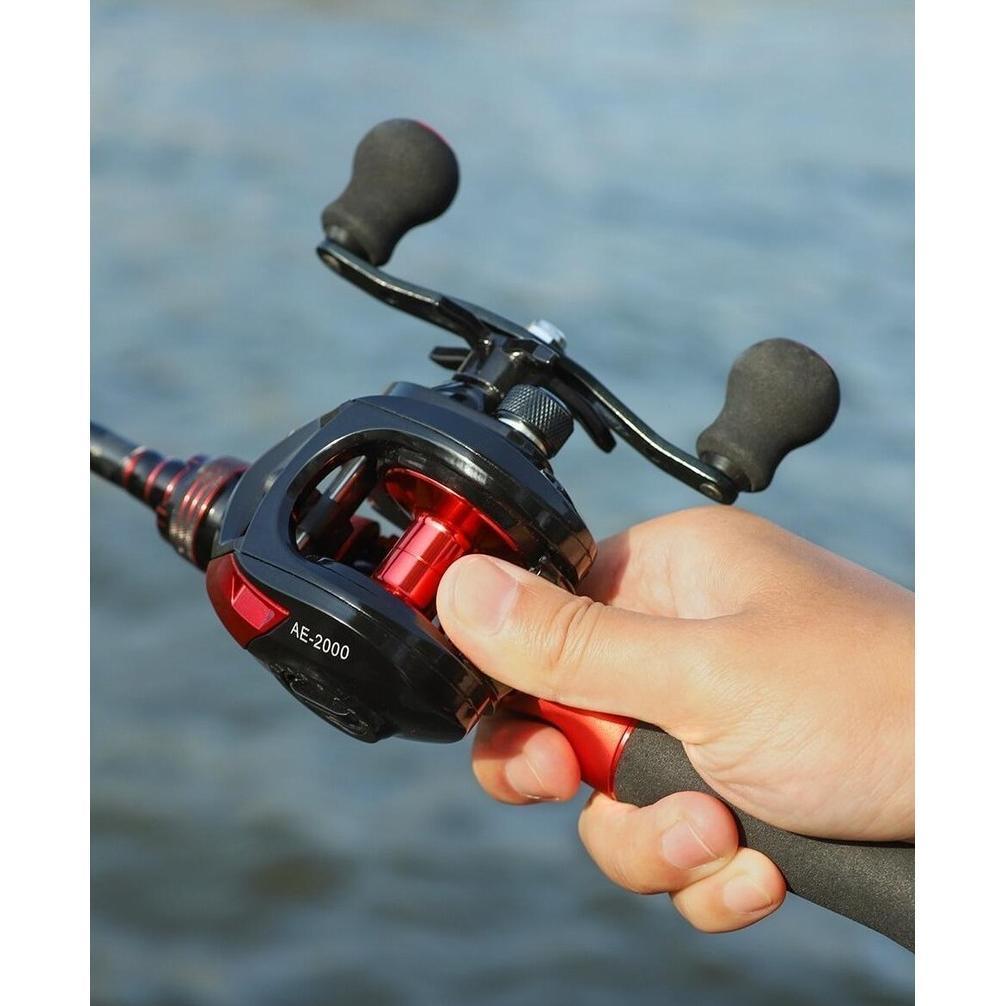 pengiriman cepat (COD)reel bc murah berkualitas / reel bc / pancing 1 set lengkap kuat / reel castin