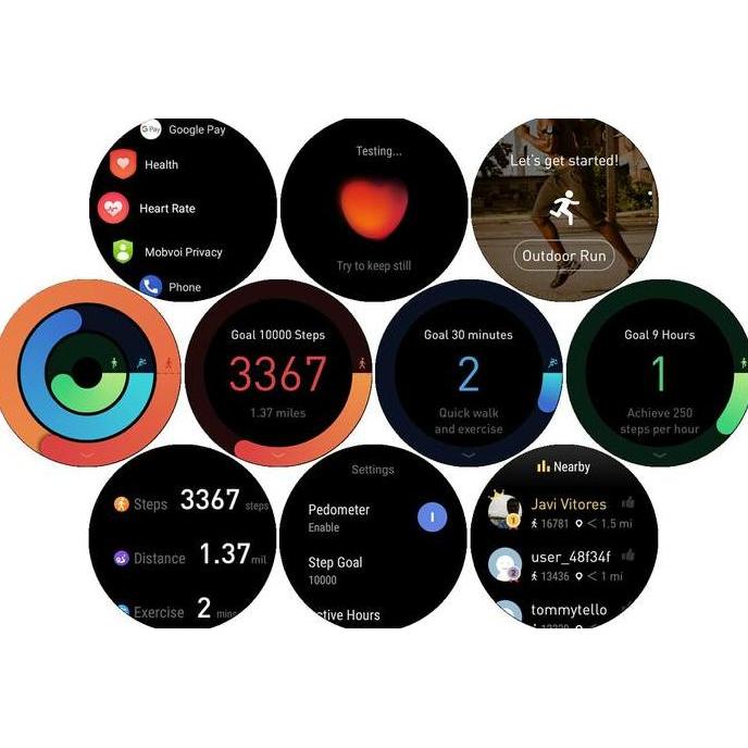 Ticwatch Pro Smartwatch Wear Os 1.4" Amoled + Led Display