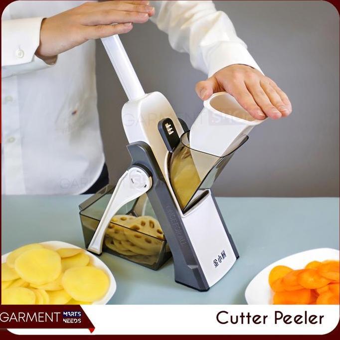 NEW ALAT PARUTAN SERBAGUNA OTOMATIS PENIRIS PEMOTONG KENTANG WORTEL SAYUR