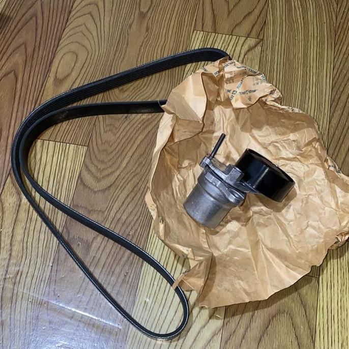 Tensioner Fan Belt + 6PK 1132 merek INA EA888 2.0 Gen 3. AUDI A4 B8.5 1.8T, Q5 Facelift