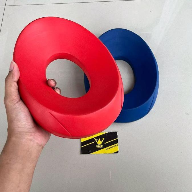 Donat Helm Universal Warna Hitam Merah Biru / Tatakan Helm Nolan, Arai, Agv, Hjc, Shoei, Dll