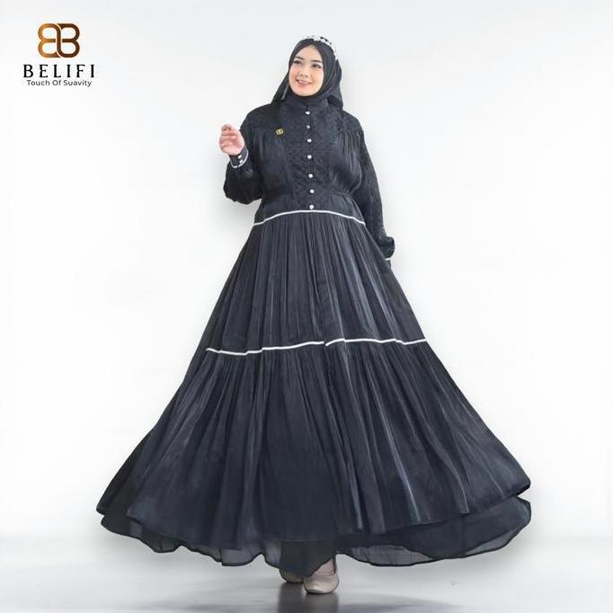 Clearance Sale - Miray Luxury Set Gamis Syari Plus Hijab Plisket Premium Busana Muslimah Elegan