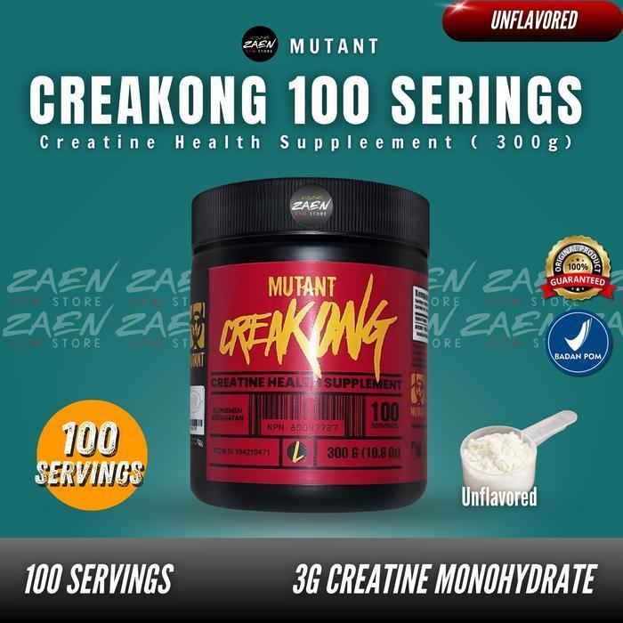 MUTANT CREAKONG 300 GRAM CREATINE MONOHYDRATE