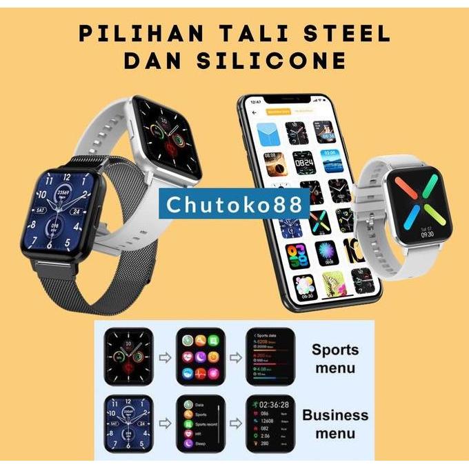 Dtx Smartwatch 1,78 Inch Full Touch Screen Bisa Telfon