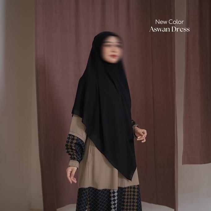 Kupnad | Gamis Wanita Muslimah Umroh Dan Haji SyarI Busui Friendly Adem, Modern & Nyaman | Aswan Dre