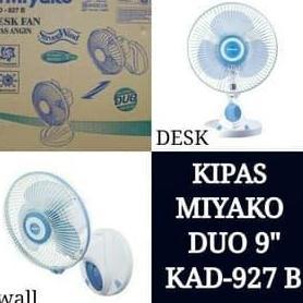 Miyako Kipas Angin KECIL Meja Dinding Tembok Kad-927 B RESTOCK