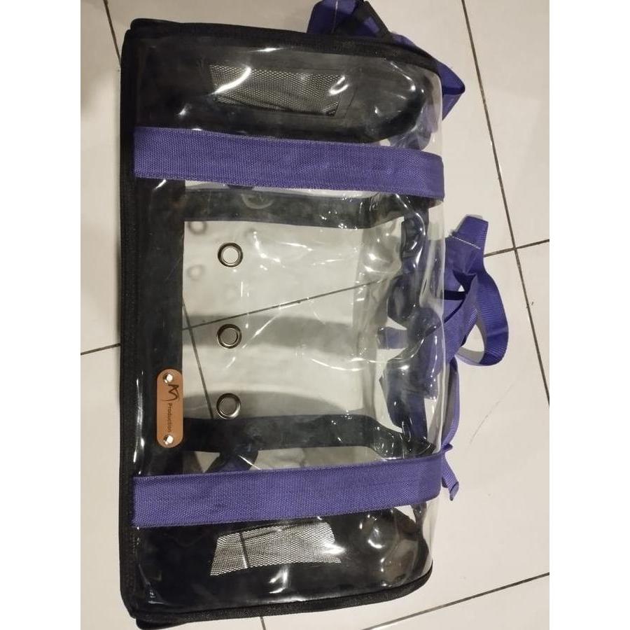 AM PET TRAVEL BAG TRANSPARAN KUCING KELINCI / TAS HEWAN RANSEL ANABUL TB TRANSPARAN