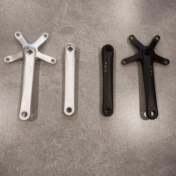 Promo Crank arm folding bike BCD 130 kreuz BromptonN 3 sixty silver black COD