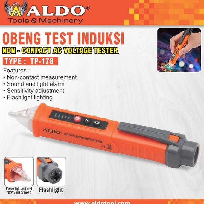 Degankali  - OBENG TEST INDUKSI TYPE : TP-178 / TESPEN ELEKTRIK / TESPEN BUNYI ALDO