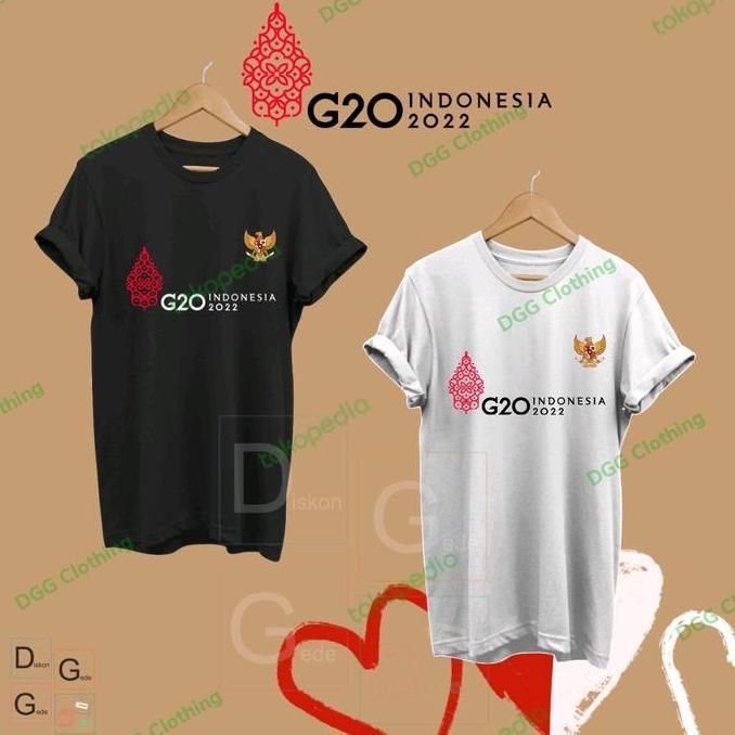 Baju Kaos KTT G20 Indonesia 2022, Tshirt KTT G20 Indonesia 2022