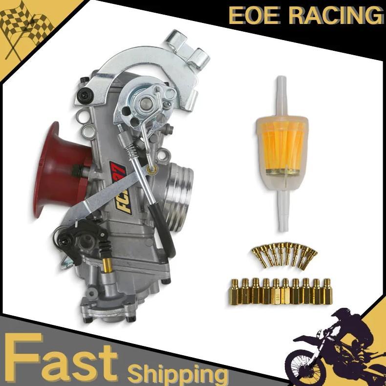 FCR 28 31 33 35 37 39 41mm Carburetor For Keihin CRF450-650 S450 Husqvarna 450 KTM FS450 Flat Slide 