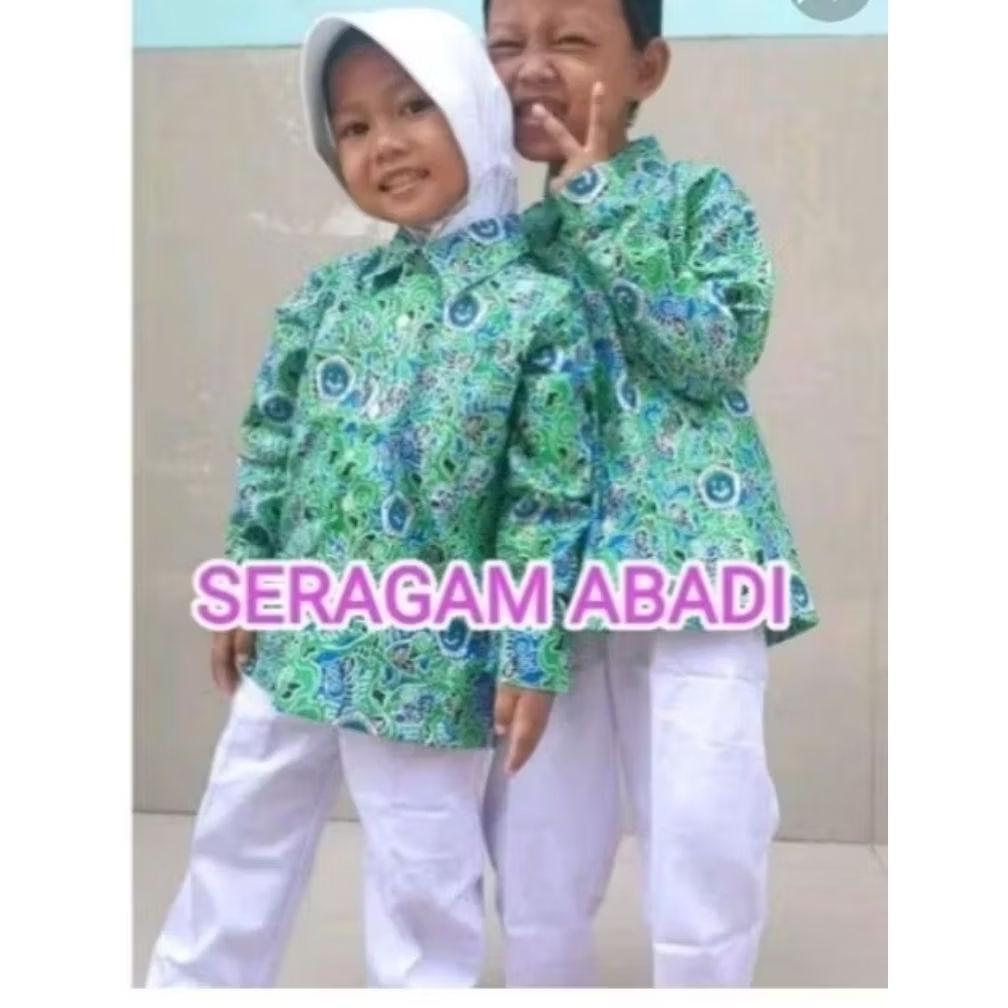 Grosir Kain Batik Anak Sekolah Tk. Igtk. Seragam Tk Nasional. Kain Katun