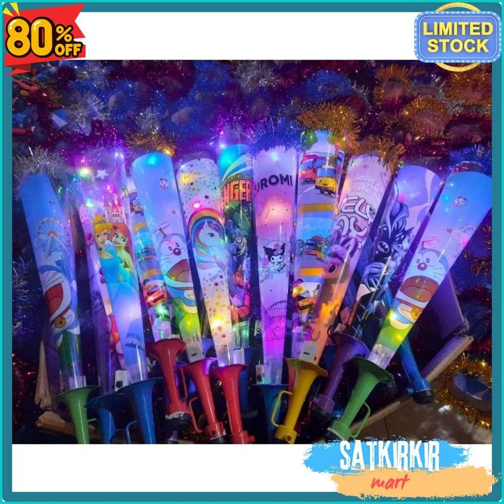 Diskon Kemerdekaan Terompet Led Viral / Ukuran 55Cm / Terompet Tahun Baru / Terompet Anak