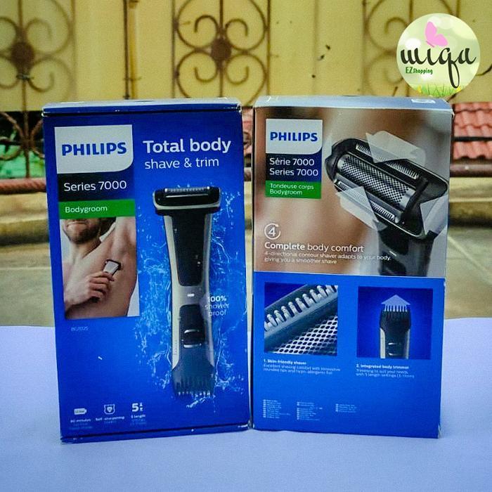Philips Bodygroom Series 7000, Shaver Dan Trimmer Dalam 1 Alat Original Dan Terpercaya