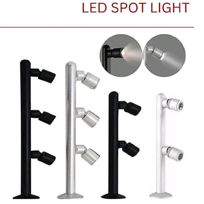 Lampu Sorot Showcase Etalase LED Spotlight 2W 3W / 2 & 3 Watt