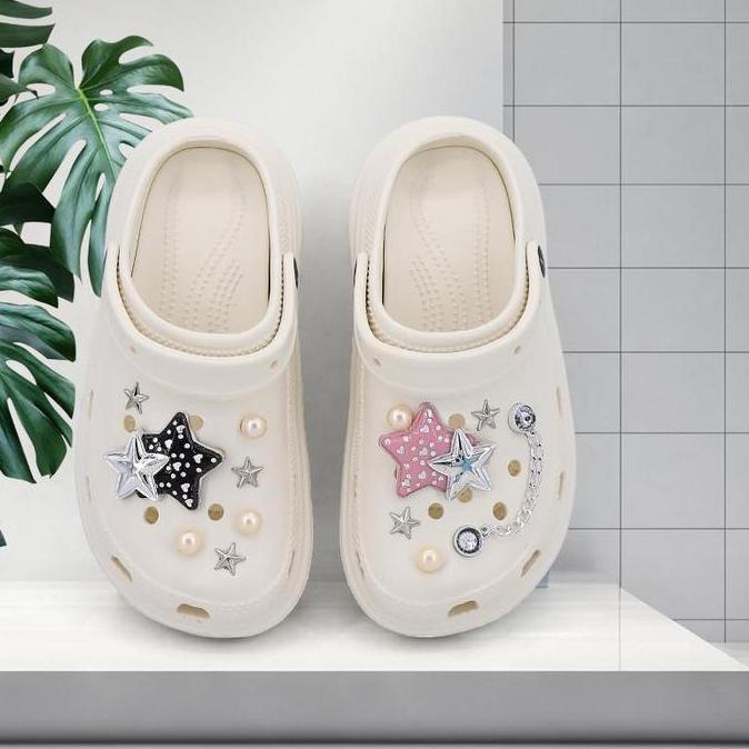 Sandal Kodok Wanita Tinggi Sandal Baim Jelly Wanita Wedges Sandal Selop Baim Wanita FUJI