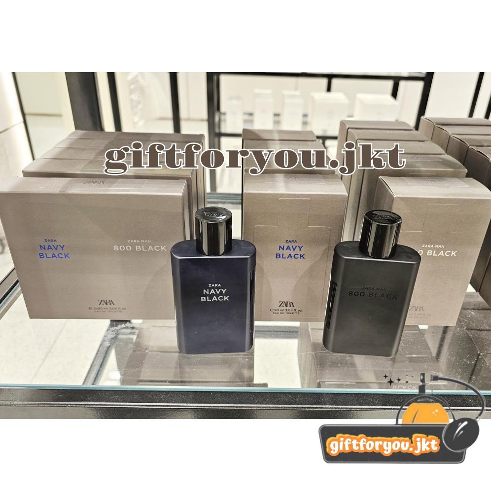 Parfum Zara 800 Black / Navy Black / Warm Black EDT 90 ml Original Parfum Pria Cowok Man Perfume Bod