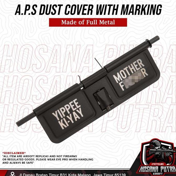 A.P.S Metal Dust Cover for AR / M4 AEG (Black) Promo