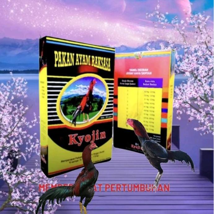 950 gr kyojin pakan ayam pur voer ayam ber vitamin lengkap tr murah asli ori