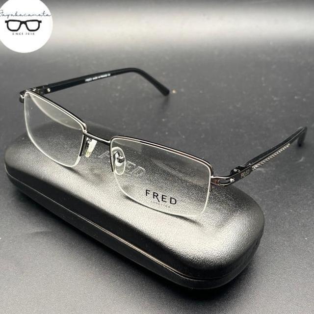 Frame Half Kacamata Fred Titanium Pria Wanita