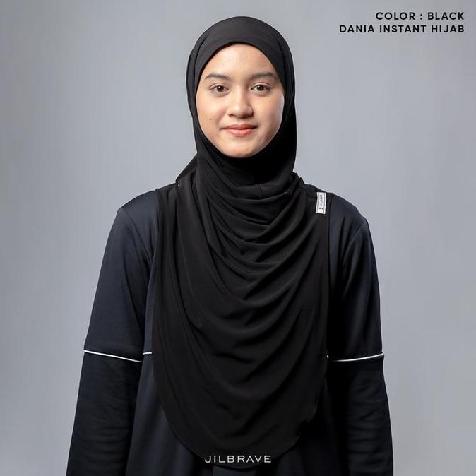 Bomransit_1 - JILBRAVE Dania Instant Hijab Kerudung Bergo Oval Jersey Syari Curve Malay