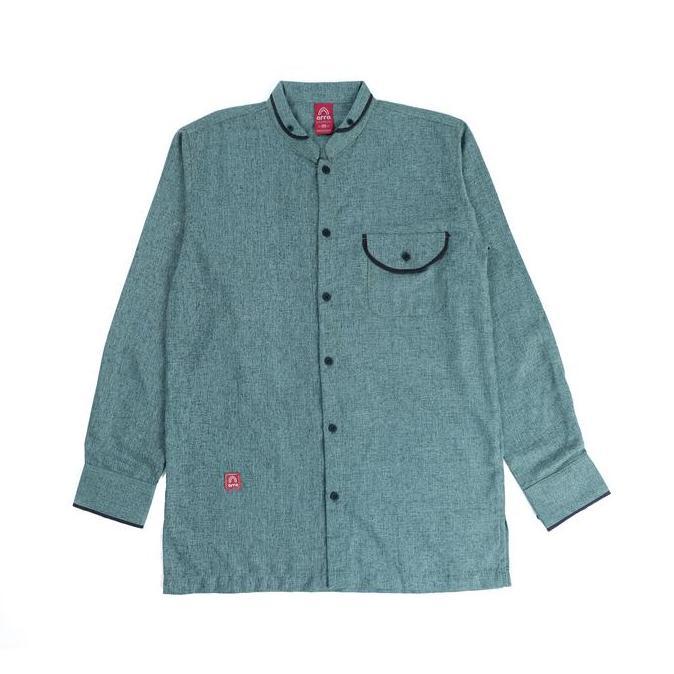 Baju Couple Sarimbit Keluarga Muslim Gamis Dan Koko Anak Hijau