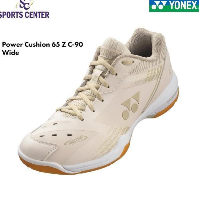 SIAPKIRIM New Sepatu Badminton SHB 65 Z3 C-90 / SHB65Z3CWE Wide Natural READY STOCK