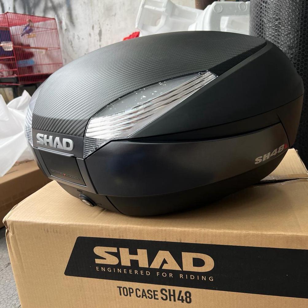 BOX Motor SHAD SH48 case Carbon BOX TOURING CASE BOX SH48 BOX MOTOR SH 48 BOX SHAD ORIGINAL