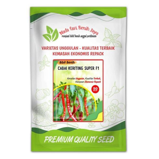 Benih cabe merah keriting super F1 / bibit cabai keriting hibrida