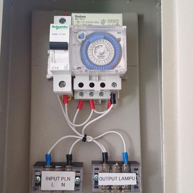 Panel Lampu Pju Otomatis Timer Theben Kode 330