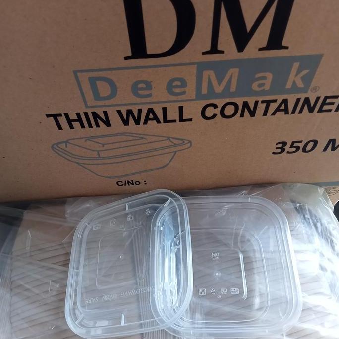 Bestone- Thinwall DM 350 Square / Thinwall SQ 350 ml / Thinwall kotak 350 ml