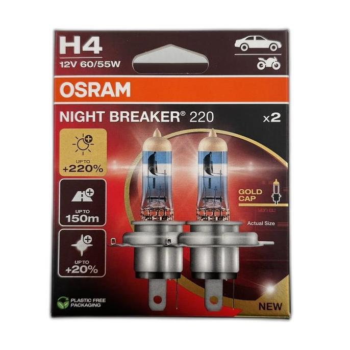 Osram H4 60/55W NBR / NB200 / NBR200 / NIGHT BREAKER 200