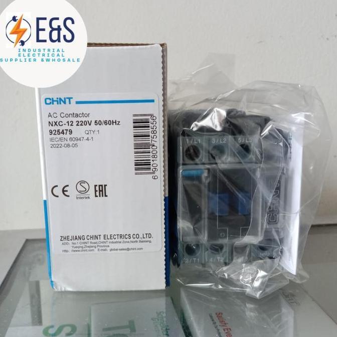 Kontaktor / Contactor CHINT NXC-12 3P 110V 220V 400V / NXC12 CHINT
