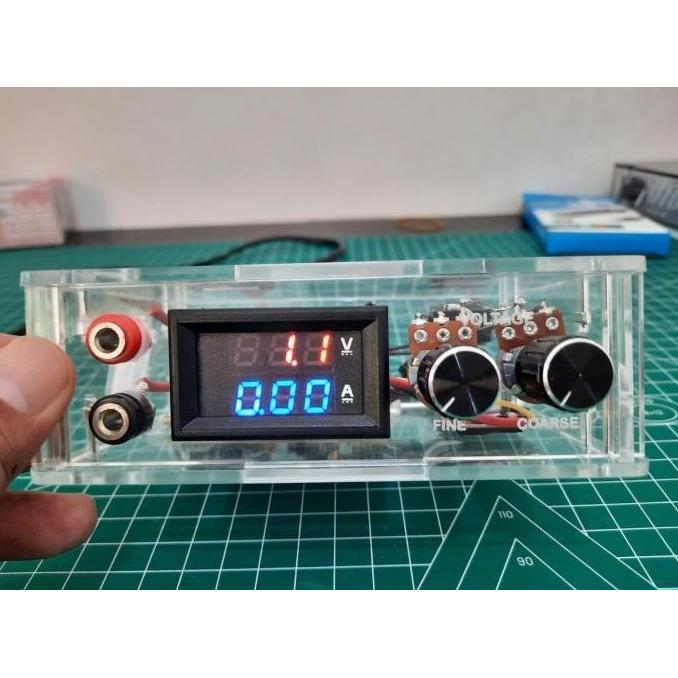 Adjustable DC Power Supply DC 2A Dengan Volt dan Ampere Meter Best