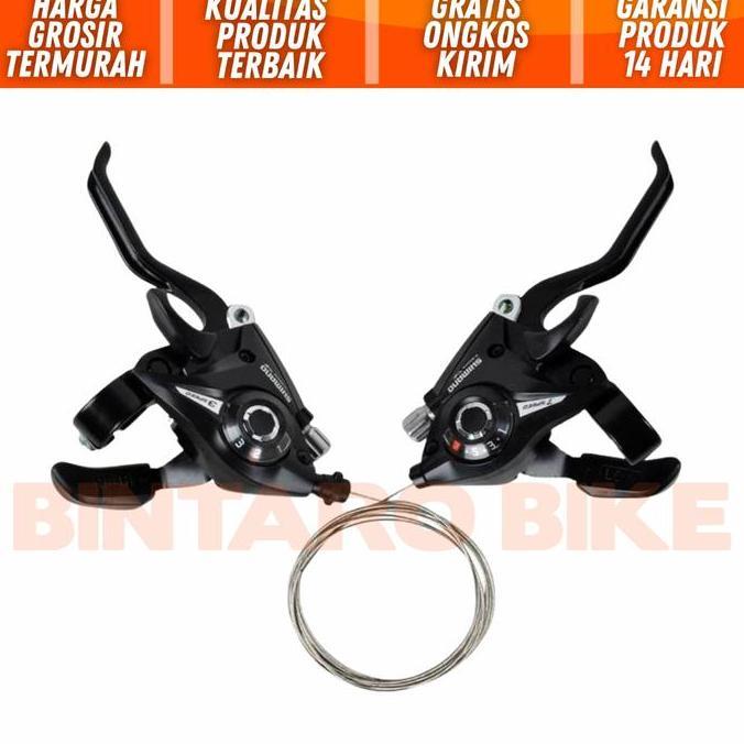 Shifter Brake Set Sepeda 3 X 7 Speed St-Ef51 Operan Gigi Mtb Dll
