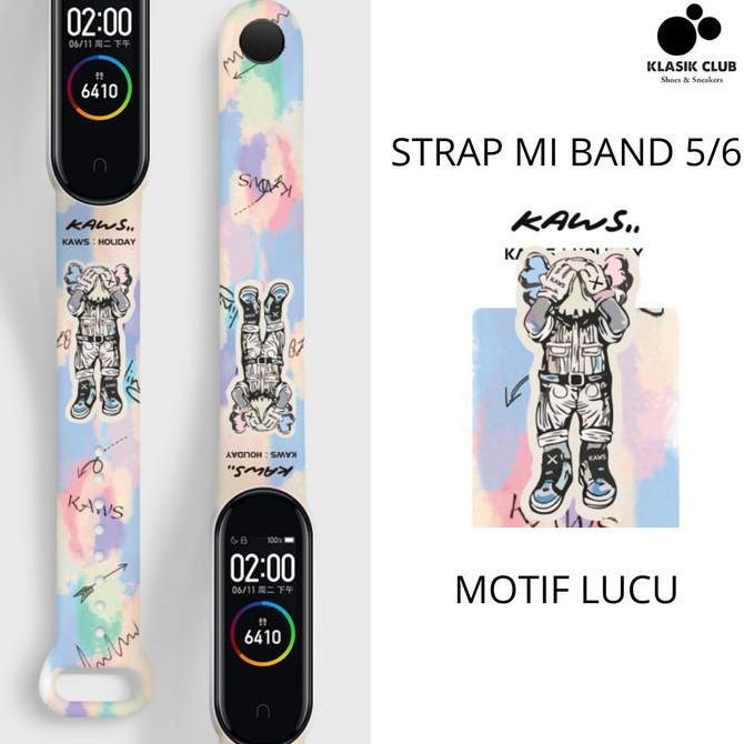 Bestone- Strap MiBand 5 6 Strap Silicone Tali Pengganti Xiaomi Mi Band 6 Anime