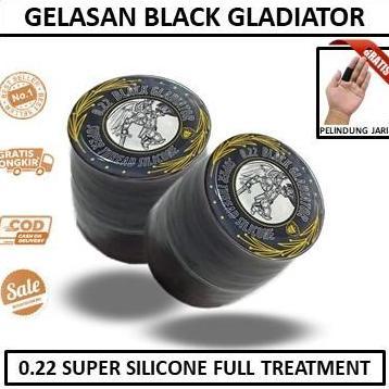 Gelasan Super Silicone Black Gladiator Original Super Aduan Turnamen Benang Tajam Senar bagus kualit