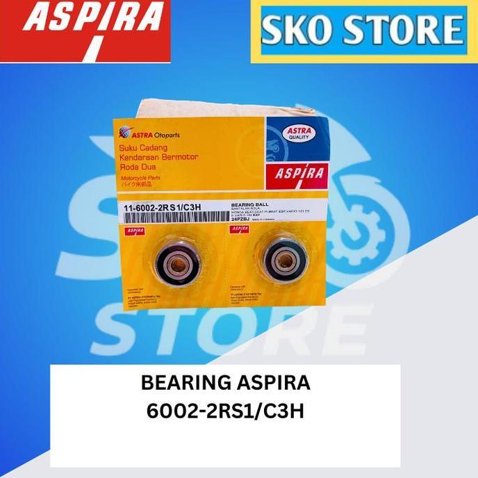 Promo Bearing 6002-2RS1/C3H (Aspira)/Laher 6002 Original Murah Diskon