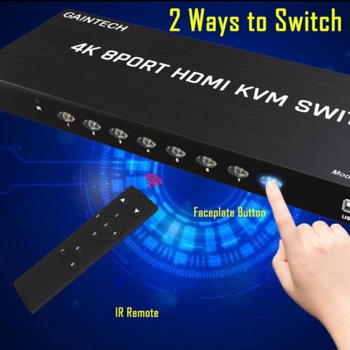 Kvm Switch Hdmi Usb 8 Port Free Kabel Kvm 8 Pcs Original Dan Terpercaya