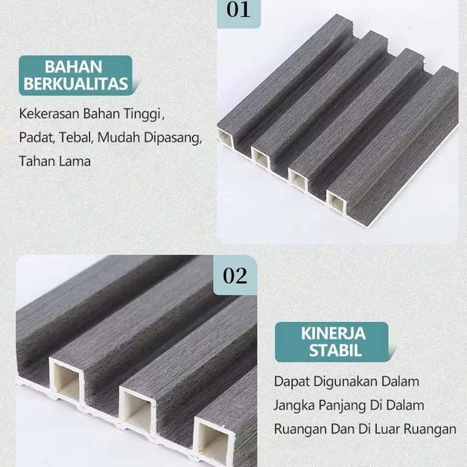 Panel Dinding Dekoratif Interior-Panel Dinding Akustik untuk-Panel Dinding Berpalang-Finishing Kayu 
