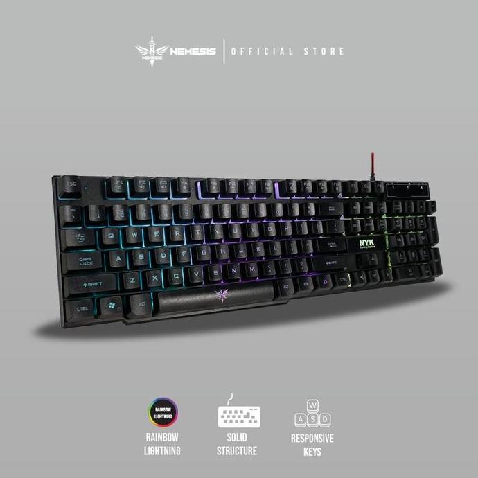 Nyk K02 Sacred Keyboard Gaming Backlight / Nyk K-02 Gaming Keyboard Termurah