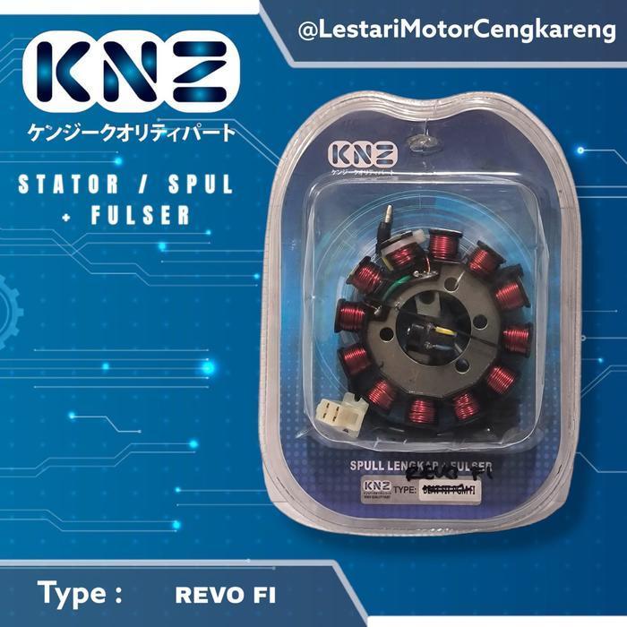 Spul Spull Spol Spool Stator Assy Motor Honda Revo Fi Injeksi Knz Original Dan Terpercaya