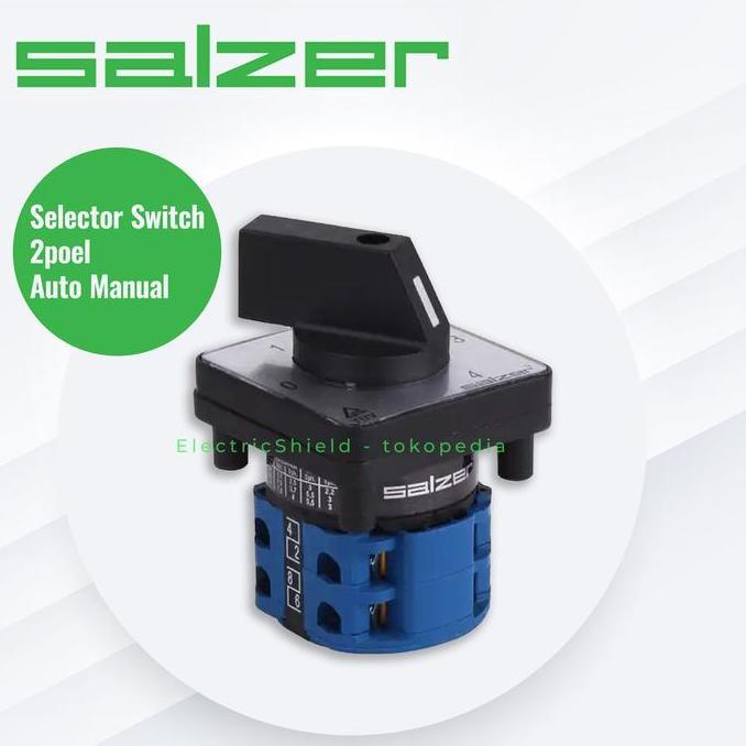 Selector Switch 2Pole Auto Manual Salzer Harga Spesial