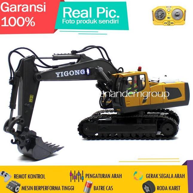 Mainan Remot Kontrol Rc Truk Excavator Beko Metal Cas