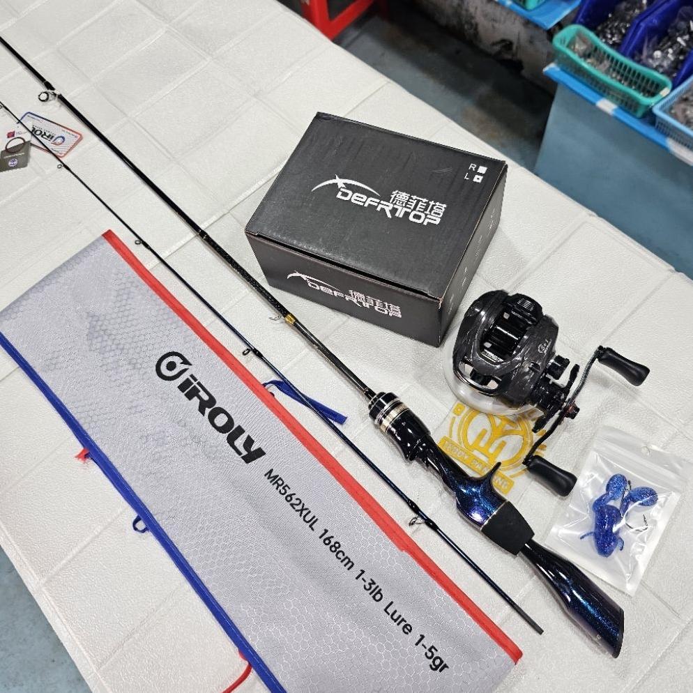 Set BC || Joran Iroly Mirage BC 150cm, 168cm Dan Reel BC Defrtop DC (Ada Suara Zing)