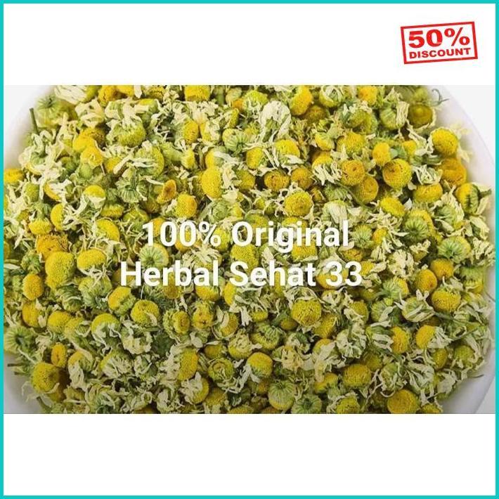 Chamomile Premium Super 50G Teh Seduh Untuk Kesehatan Hemat